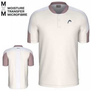 Head PLAY Tech Polo Shirt Men WH - 48/50 (М)